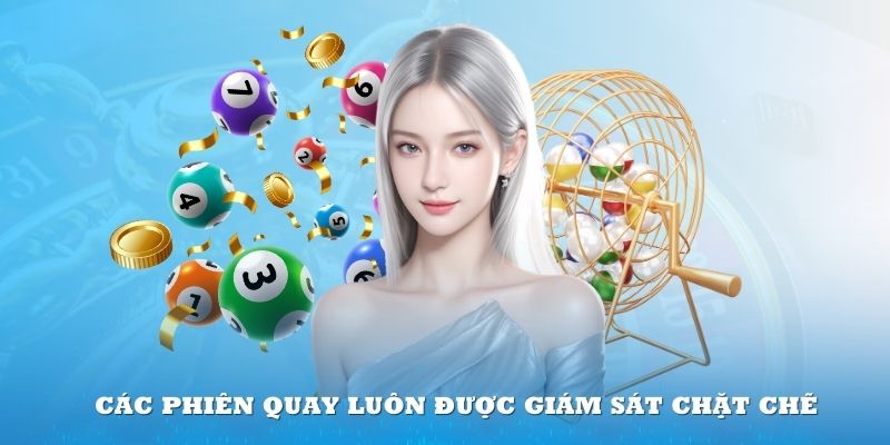 Các phiên quay SABA Lottery luôn được giám sát chặt chẽ