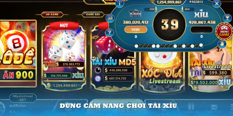 Dùng cẩm nang chơi Tài Xỉu từ cao thủ để mau chóng thắng lợi