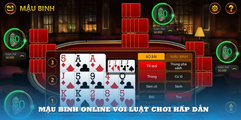 Mậu Binh online w88 với những luật chơi mang tính hấp dẫn và thú vị