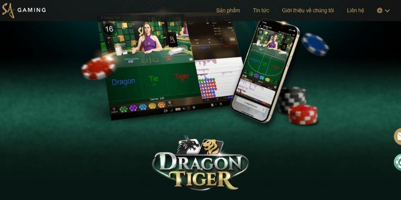 Dragon and tiger sản phẩm cá cược hot hit