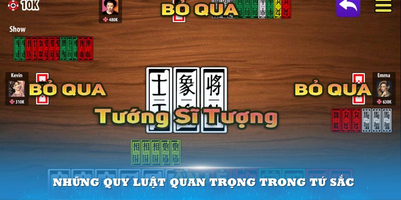 Những quy luật quan trọng trong Tứ Sắc sẽ mang đến hiệu quả cho bạn khi chơi